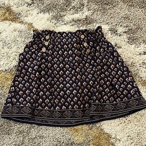 Maurices Print Mini Skirt